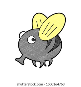 flies design vector with texture colors