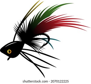 flies fly fishing vector for logo  company