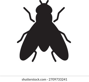 Icono de moscas – Ilustración vectorial