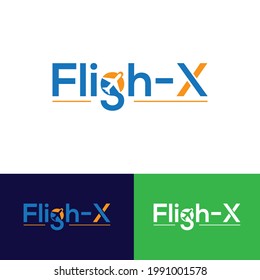 Fligh X Air Flight Logo Design