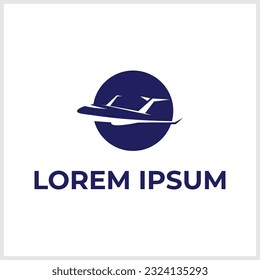 flight airport air plane bag silhouette logo image icon