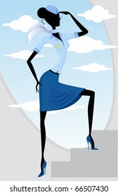flight attendant