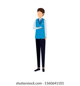 flight attendant avatar character