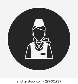 flight attendant icon