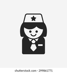 flight attendant icon