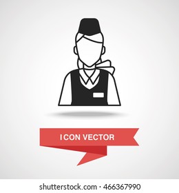 flight attendant icon