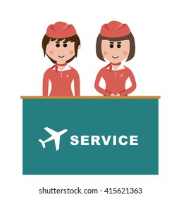flight attendant,character