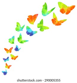 Flight Of Bright Butterflies