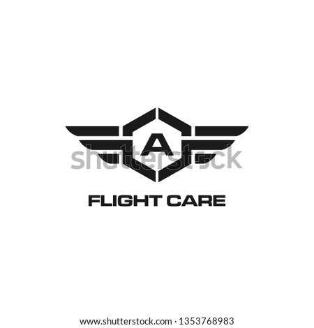 Flight Care !   Logo Flight Abstract Wings Stock Vector Royalty Free - flight care logo flight abstract wings vector logo delivery business cargo success money deal contract team cooperation symbol icon