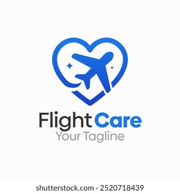 Flight Care Logo Design Template. Good for Business, Agency, Community and Organization