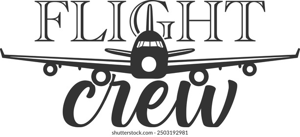 Flight Crew - Aviation Illustration