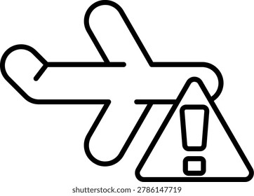 Flight Deal Alerts Illustration vector Icon Design