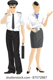 Flight form stewardess,