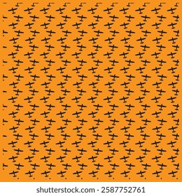 Flight Formation: Aerial Silhouette Pattern