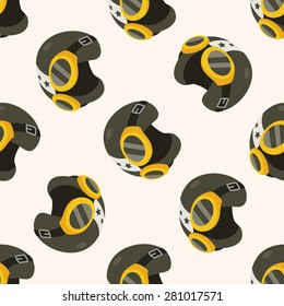 flight helment , cartoon seamless pattern background