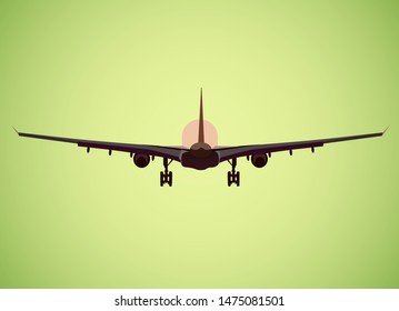 flight icon vector, airplane isolated design.
