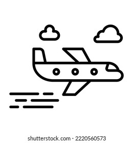 Flight icon vector image. Can also be used for web apps, mobile apps and print media.