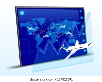 Flight info graphics