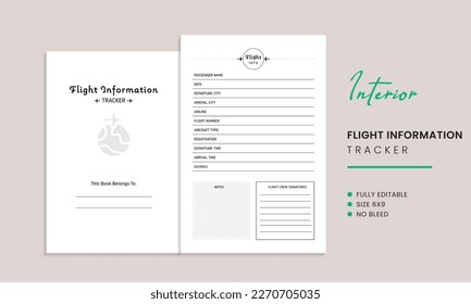 Flight Information Tracker Kdp Interior Template