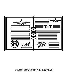 Flight log book