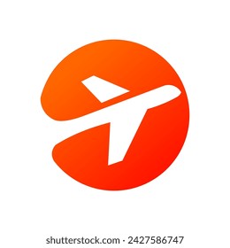 Fluglogo-Design-Vektor-Vorlage