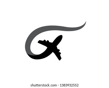 Flight Logo Template, Icon, Symbol - Vector