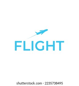 flight logo vector template. Flight vector template. Traveling logo. Vector template. Airplane icons. Flight logo icon design vector. Flight icon. 