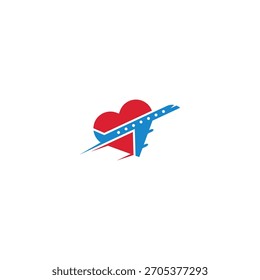 Voo do projeto logotipo do amor.