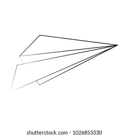 flight paper plane