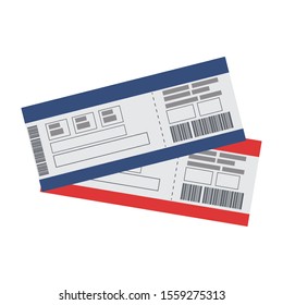 flight passboards icon over white background, vector illustration