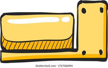 Flight Recorder Icon In Color Drawing. Transportation Equipment Aviation Pilot Conversation Data