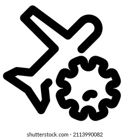 miedo de vuelo sobre un diseño de exposición a virus