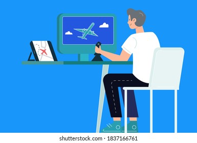 Flight Simulation Using Flight Tracker