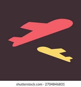 Vuelo elegante Vector de moda hermoso diseño increíble útil Ilustración colorido background.eps