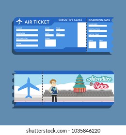 Flight Ticket Adventure In China