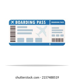 Flight ticket boarding pass vector isolated illustration - Powered by Shutterstock - Get 15% off with code: PIKWIZARD15
