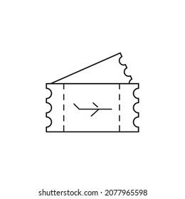flight ticket icons symbol vector elements for infographic web