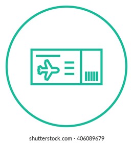 Flugticket-Symbol.