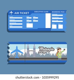 Flugticket Malaysia auf dem Flug