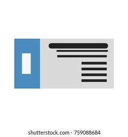 Flight ticket passboard
