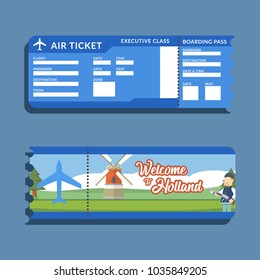 flight Ticket Welcome To Holland