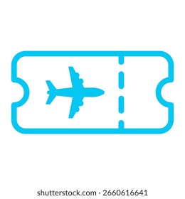 Conjunto de iconos de Vector de boletos de vuelo. EPS 10