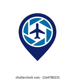 Flight Tracking Logo Can Be Use Stock Vector (Royalty Free) 2164780231 ...