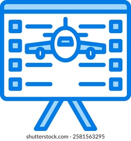 Flight Training Icon Element For Design