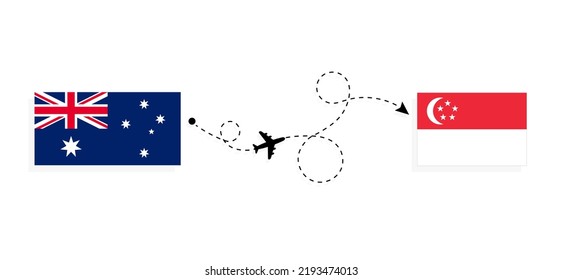 singapore to australia travel time by flight