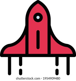 Flucht-Vektorfarbensymbol