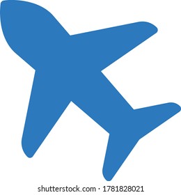 icono de color de glifo vector de vuelo 
