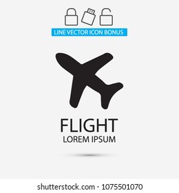 Flight Vector icon