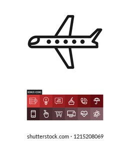 Flight vector icon