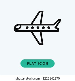 Flight vector icon